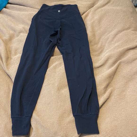 Size 2, navy blue, lululemon align joggers - Picture 2 of 2